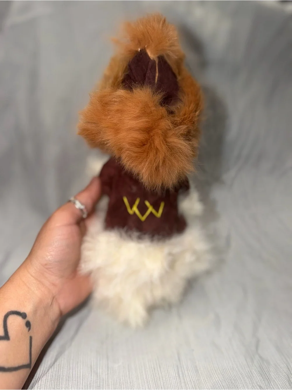 Canada Indian Eskimo Genuine Fur Leather Baby Doll Suede Outfit 8